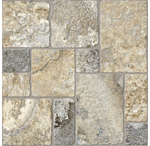 Placă ceramică cu aspect de piatră naturală în format rustic