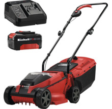 Mașină de tuns iarba pe bază de acumulator Einhell Power X-Change 18V GC-CLM18/220Li, incl. 1x4Ah acumulator și încărcător