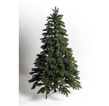 Brad de Crăciun artificial cu ace realiste pe un suport metalic stabil pentru decor festiv