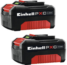 Doi acumulatori Einhell Power X Change cu capacitate de 4.0 amperi pe oră pentru scule electrice