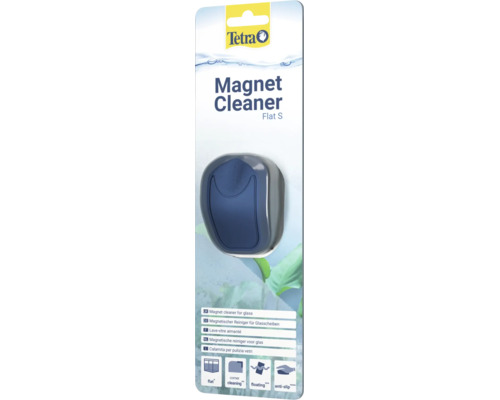 Magnet pentru curatat geamul acvariului Tetra Magnet Cleaner Flat S pentru curatarea sticlei in ambalajul original