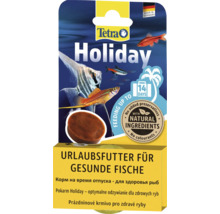 Hrană de vacanță Tetra Holiday pentru pești ornamentali pentru hrănire în timpul concediului timp de până la 14 zile cu ingrediente naturale.