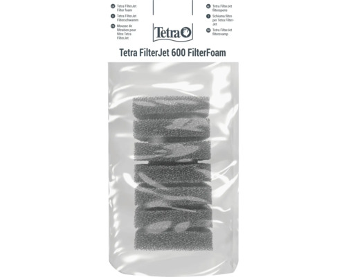 Burete de filtrare Tetra FilterJet 600 în ambalaj de plastic pentru întreținerea acvariului