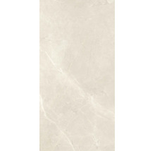 Placă ceramică de perete sau pardoseală cu aspect de marmură și vene fine, finisaj piatră pentru interior.