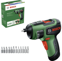 Șurubelniță cu acumulator Bosch PSR Select cu tambur integrat pentru doisprezece biți, inclusiv ambalaj