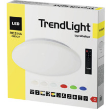 Plafoniera LED TrendLight Rozina cu telecomanda, 48 Watt, 5120 Lumeni, functie RGB, control prin Wi-Fi si Bluetooth, clasa energetica G