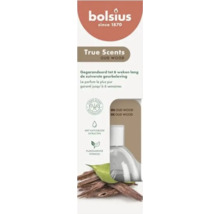 Rezerva pentru difuzor electric Bolsius True Scents Oud Wood cu extracte naturale si formula vegetala pentru pana la sase saptamani de parfum.