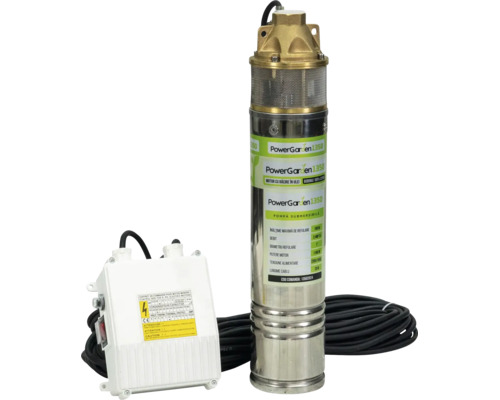 Pompă submersibilă PowerGarden 1350 cu cutie de comandă și cablu