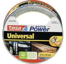 Bandă adezivă textilă Tesa Extra Power Universal, 10 metri pe 50 milimetri, bandă adezivă rezistentă pentru reparații și fixări.