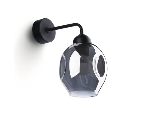 Aplică Fillan E27 max. 60W, H29 cm, negru, IP20 buc