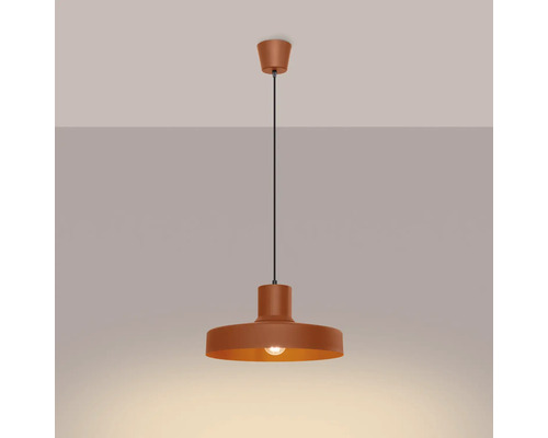 Pendul modern cu abajur rotund pentru montare pe tavan
