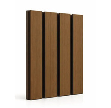 Panou de perete cu structură de șipci cu aspect de lemn vertical pentru placarea pereților