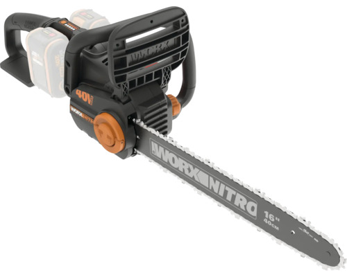 Ferăstrău cu lanț cu acumulator Worx Nitro 40 volți cu lungimea lamei de 40 centimetri pentru grădinărit