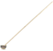 O mătură de grădină cu coadă lungă din lemn și cap de perie Garden Tools.