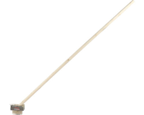 O mătură de grădină cu coadă lungă din lemn și cap de perie Garden Tools.