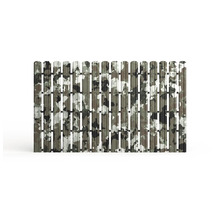 Element de gard din metal cu aspect de camuflaj pentru protectie vizuala sau gard de gradina.
