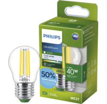 Bec LED Philips UltraEfficient E27 2,3 W echivalent 40 W 485 lumeni alb neutru 4000 Kelvin in cutie