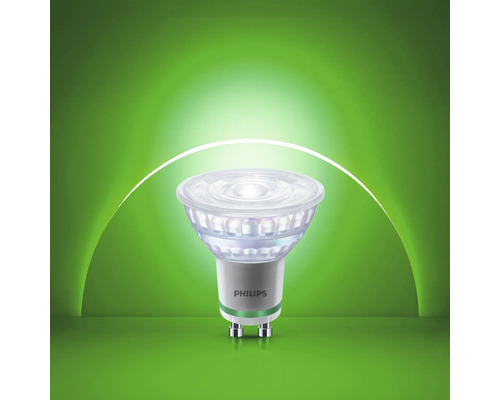 Bec LED reflector Philips cu soclu GU10