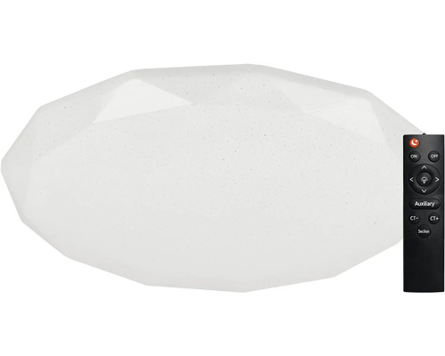 Plafonieră cu LED integrat Top Light Sparkle 50 RC 60 W 6000 lumeni, 3000-6500 K, Ø49 cm, IP44 buc