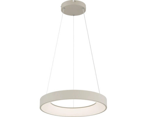 Pendul LED modern cu abajur inel fixat de cabluri metalice subtiri cu baldachin de tavan