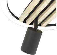 Spot de tavan din lemn și metal cu design modern pentru iluminat interior