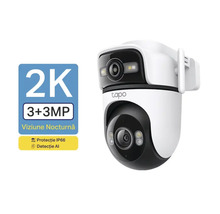 Camera de supraveghere exterioara Wi-Fi TP Link Tapo cu rezolutie 2K si vedere pe timp de noapte