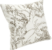 Perna decorativa patrata cu model floral cu ramuri