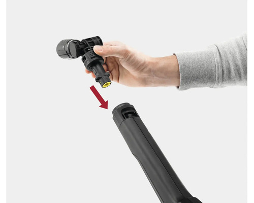 Mana arata conectarea unui accesoriu la pistolul aparatului de spalat cu presiune