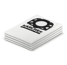 Pungi filtrante din material netesut pentru aspiratoare Kärcher in set cu logo Kärcher