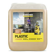 Detergent pentru plastic Kärcher în canistră pentru curățarea suprafețelor din plastic la exterior