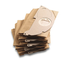 Stiva de saci de aspirator din hartie cu flansa de carton pentru aspiratoare industriale