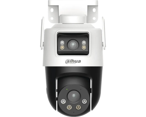 Cameră de supraveghere Dahua Technology cu obiectiv dublu și suport de perete pentru utilizare în exterior