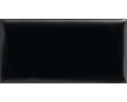 Faianță baie / bucătărie Bold Black 7,5x15 cm Placă ceramică neagră
