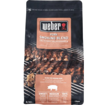 Amestec pentru afumare Weber Pork Smoking Blend, 0,7 kilograme, pungă resigilabilă.