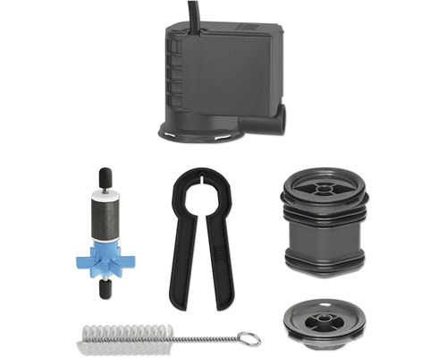 Set piese de schimb pentru pompa de acvariu Juwel continand carcasa pompei, rotor, garnituri, instrument si perie de curatare