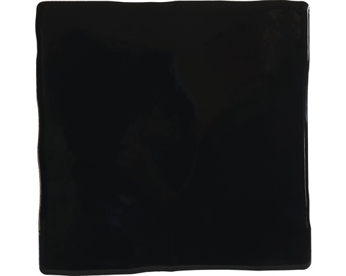 Faianță baie / bucătărie Soft Black 16,2x16,2 cm Placă ceramică neagră