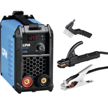 Aparat de sudură tip invertor CFH ISG 882 cu accesorii de sudare incluzând portelectrod și clește de masă pentru sudarea manuală
