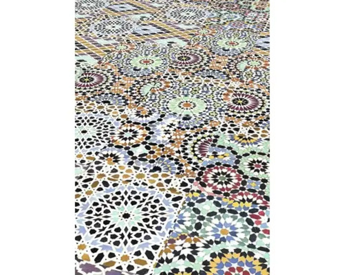 Placi de faianta cu model oriental in stil patchwork pentru decorarea interiorului