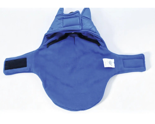 Haină călduroasă pentru câini din fleece cu închidere cu arici.