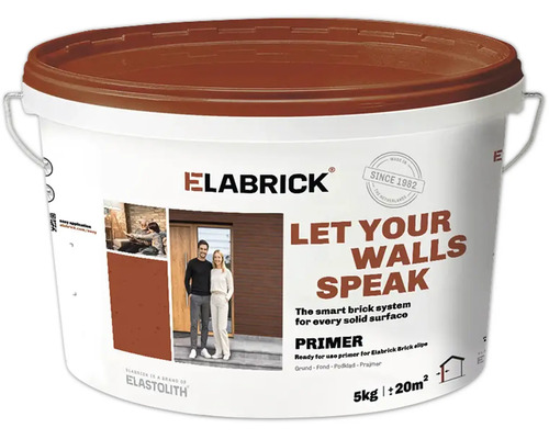 Găleată cu amorsă Elabrick pentru sistem de cărămidă, 5 kilograme