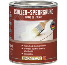 Recipient grund de izolare Hornbach pentru lemn pentru blocarea petelor și prevenirea îngălbenirii