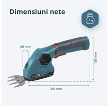 Foarfeca pentru tuns iarba si arbusti Konner si Sohnen cu dimensiuni greutate 1 kilogram dimensiuni 300 pe 100 pe 80 milimetri