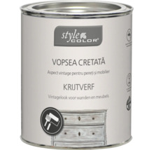 O cutie de vopsea cretată StyleColor pentru pereți și mobilier cu aspect vintage.