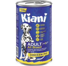 Hrana umedă pentru câini Kiani Adult pui conservă 1240 grame
