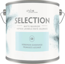 Vopsea lavabila mata StyleColor Selection numar 08 Verborgen Schoonheid intr o galeata cu maner