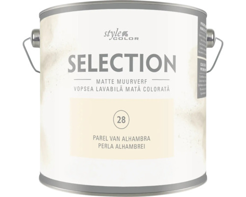 Găleată vopsea lavabilă mată StyleColor Selection nuanța Perla Alhambrei