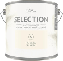Vopsea lavabilă mată Style Color Selection nuanța Taj Mahal în găleată