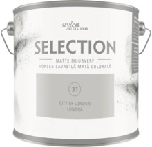 Găleată cu vopsea lavabilă mată StyleColor Selection în nuanța City of London numărul 31