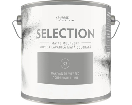 Găleată vopsea lavabilă mată Style Color Selection Dak van de Wereld