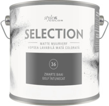 Găleată vopsea lavabilă mată Style Color Selection Zwarte Baai 36 cu mâner